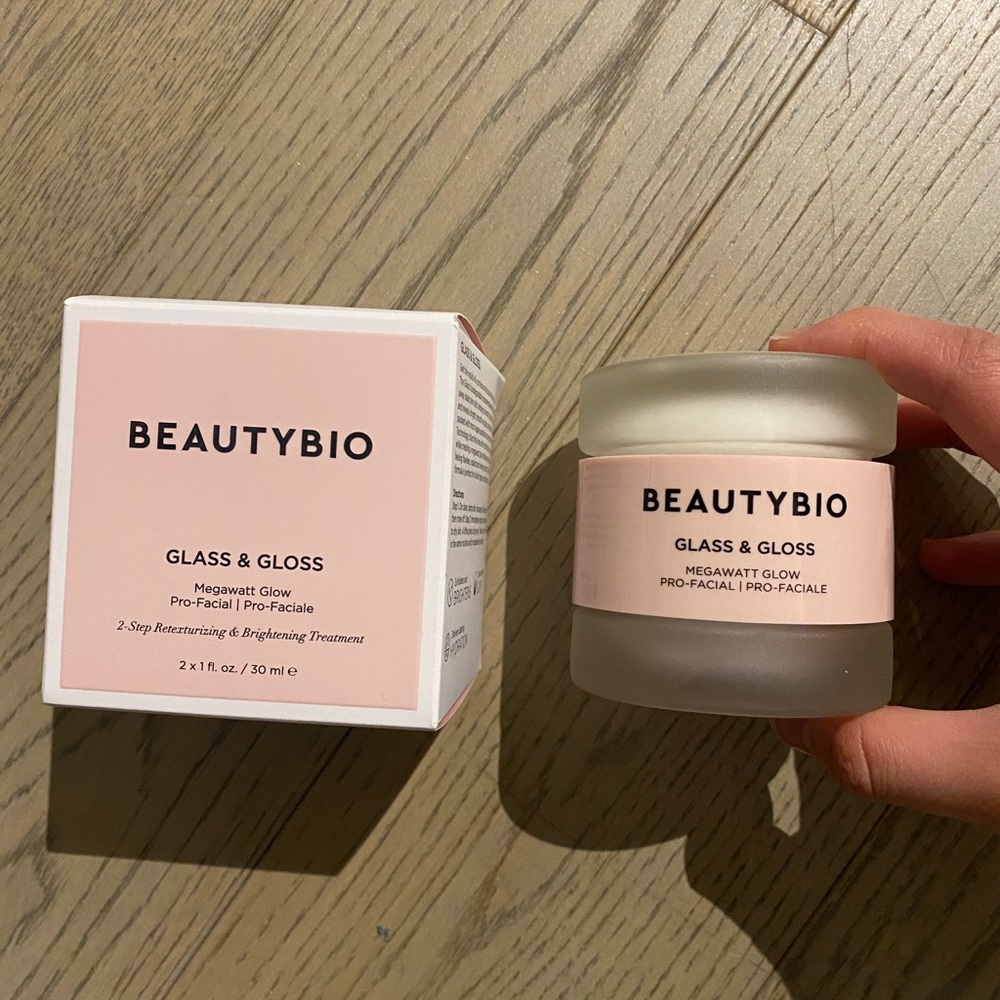 NEW BeautyBio Glass & Gloss 2 Step Facial Treatment